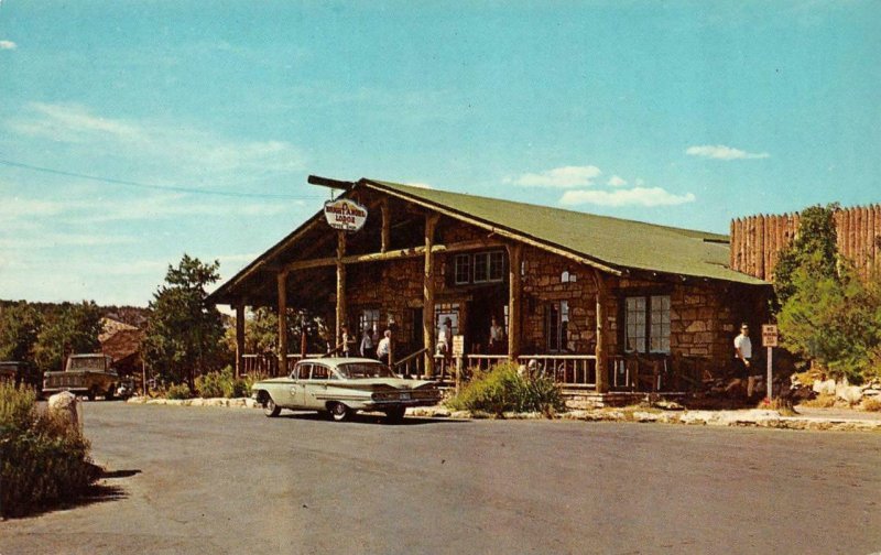 Arizona AZ   RIGHT ANGEL LODGE~Grand Canyon Park  c1950's Fred Harvey Postcard