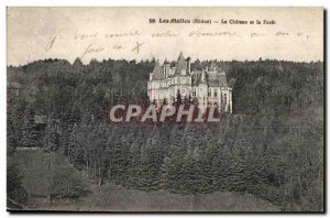 Les Halles - Le Chateau and Forest - Old Postcard