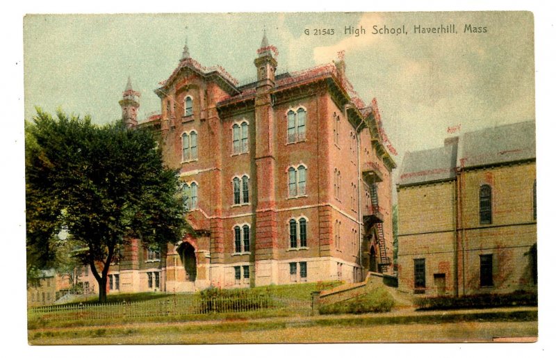 MA - Haverhill. Haverhill High School, pre-1907