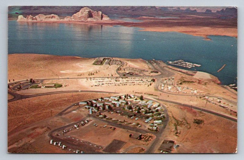 Page AZ Wahweap Trailer Village Lake Powell Postcard ~ Arizona