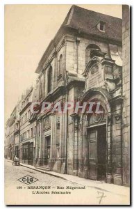 Old Postcard Besancon Street Megevand the Old Seminary