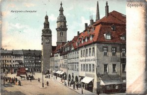 Lo216 germany market place and monuments chemnitz