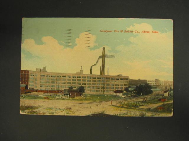 Akron OH Tire Company c1910 Postcard