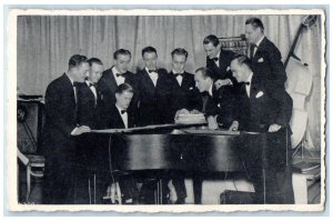 c1940 Geo Sir Venka Orchestra Sweet Swing Cedar Rapids Iowa IA Vintage Postcard