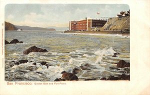 Golden Gate & Fort Point, San Francisco, California Pre-1908 Vintage Postcard