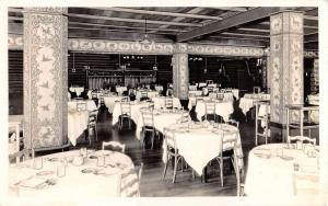 Yellowstone Park Wyoming Old Faithful Inn Real Photo Antique Postcard K80036