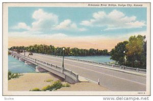 Arkansas River Bridge, Dodge City, Kansas, 30-40s