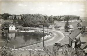 Christmas Cove ME Late 1940s-50s Real Photo Postcard #3