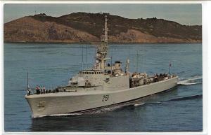 HMCS Mackenzie DDE-261 Canadian Navy Canada postcard