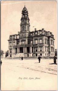 City Hall Lynn Massachusetts MA Government Office Building Postcard