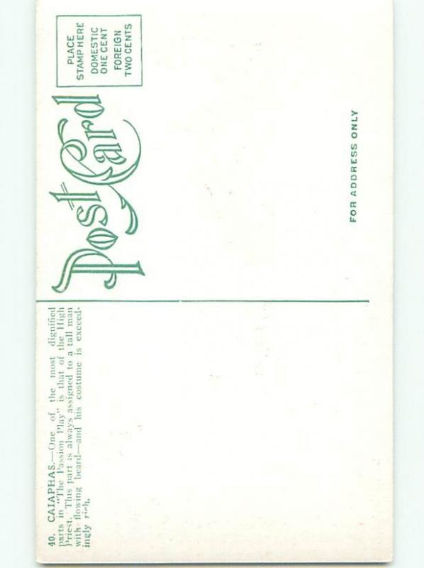 Divided-Back RELIGIOUS SCENE Christianity Postcard AB0120