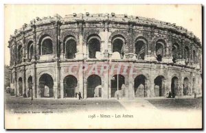 Old Postcard Nimes Les Arenes