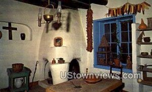 Kitchen of the Kit Carson Home in Taos, New Mexico