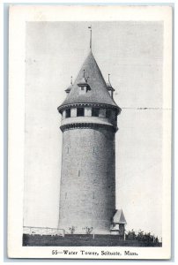 c1905 View Of Water Tower Castle Scituate Massachusetts MA Antique Postcard