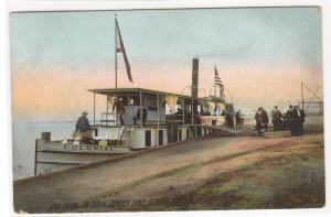 Steamer Colonial at Dock Seneca Lake Geneva New York 1909 postcard