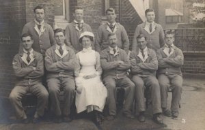 Kentish Town in WW1 Military War Nurse Antique Postcard