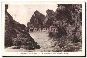 Old Postcard II Beautiful Sea In The Harbor Rocks Overlooking