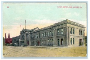 c1910's Union Depot Des Moines Iowa IA Unposted Antique Postcard