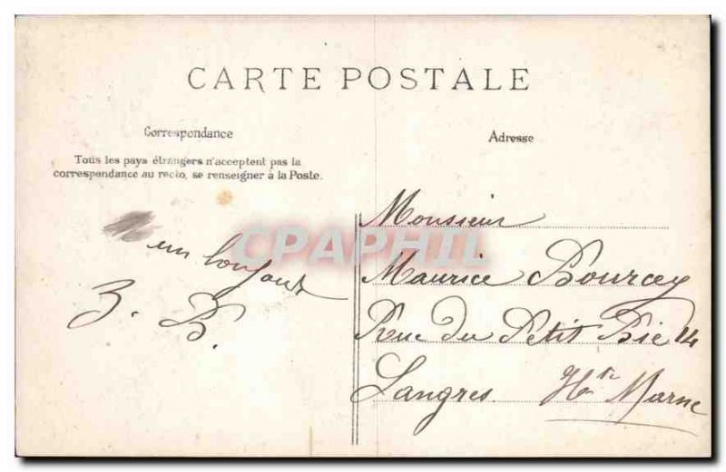 Postcard Old Paris Notre Dame Facade