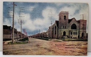 Canada Ralph Connor's Church Winnipeg, Manitoba 1907 Postcard D7