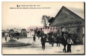 Old Postcard Paris Fair Jewelry May 1917 Entrance of the Hall of Silverware J...