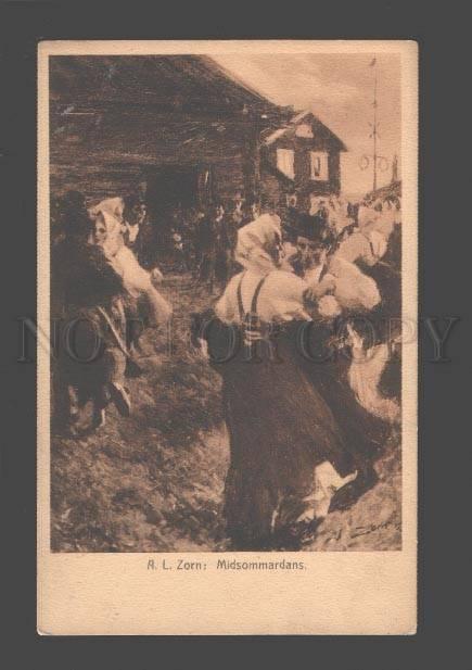 086413 RURAL Types DANCE by ZORN vintage PC