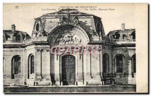 Old Postcard Chateau De Chantilly Stables
