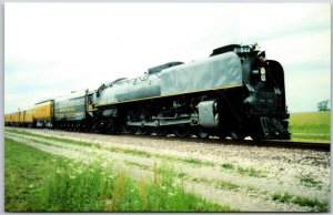 Union Pacific Railroad's Locomotive # 844 Northern Train Locomotive, Postcard