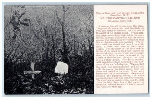 c1910 Utsayantha Grave on Mt Utsayantha Stamford New York NY Vintage Postcard 