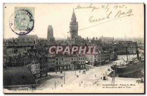 Old Postcard Dunkirk Square Mink and Panorama to the Boat Tour