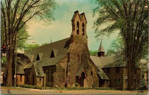 Zion Episcopal Church Rome New York NY Postcard VTG UNP Vintage Unused Chrome 