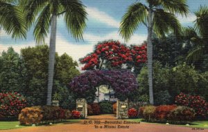 Entrance to a Miami Estate