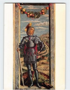 Postcard Saint George By Andrea Mantegna, Gallerie Dell'Accademia, Venice, Italy