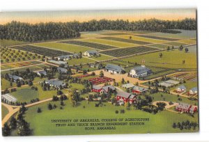 Hope Arkansas AR Postcard 1939 University of Arkansas College of Agriculture