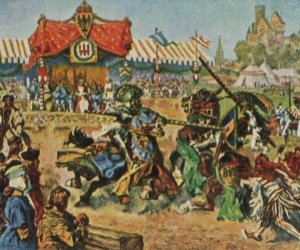 Frederick I Barbarossa Mainz Court Day Of 1184 German Cigarette Card