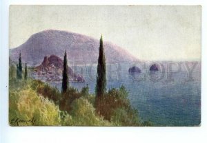 499190 KLIMENKO  View Sea Vintage postcard Granberg #9358 RUSSIA