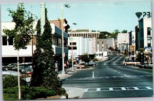 Postcard WI Janesville South Main Street Sears