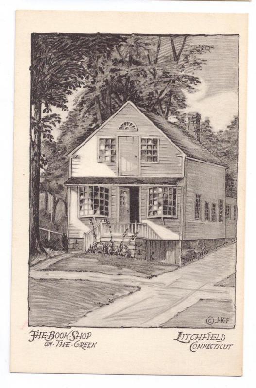 Litchfield CT Book Shop on the Green Artist Rendering JKF