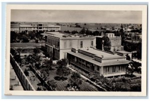 c1950's Tanta Hospital Girl's School American Mission Egypt RPPC Photo Postcard