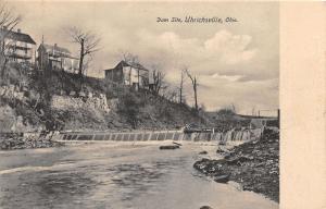 E85/ Urichsville Ohio Postcard Tuscarawas Co c1910 Dam Site Homes
