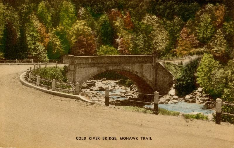 MA - Berkshires, Mohawk Trail. Cold River Bridge