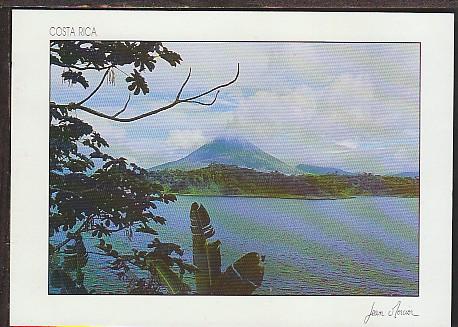 Arenal Volcano Laguna Costa Rica Postcard BIN