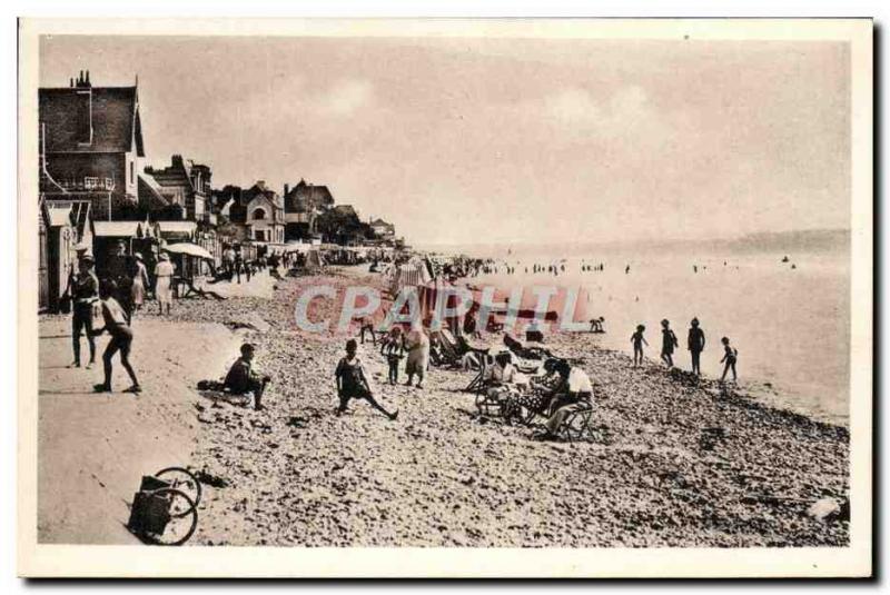 Old Postcard Le Crotoy The Beach