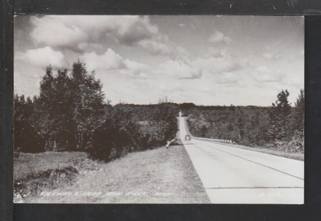 US Highway 2,Near Iron River,MI Postcard 