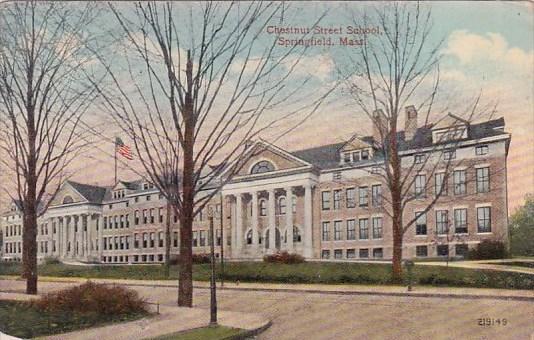 Chestnut Street School Springfield Massachusetts 1915