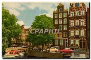 Old Postcard Netherlands Brouwersgracht