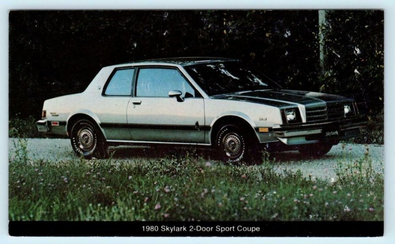 Car Advertising 1980 BUICK SKYLARK Sport Coupe ~ Clarendon TX Chamberlain Motors