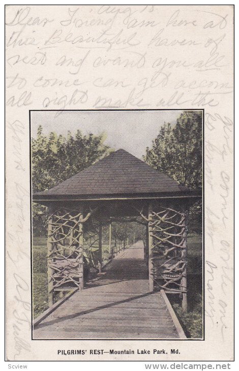 MARYLAND, PU-1905; Pilgrims' Rest, Mountain Lake Park