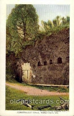 Cornwallis's cave Jamestown Exposition 1907, Unused light corner wear, light ...