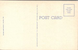 Linen Postcard Y.M.C.A. in Kokomo, Indiana